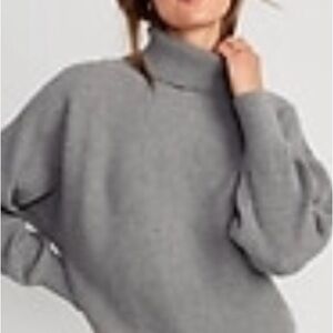 Old Navy NWT Gray Chunky Turtleneck Sweater MINI Skirt Set
